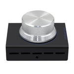 Controlador de volume USB OT-U001 para altifalantes de computador, botão controlador de volume de áudio, OT-U001 (Azul), OT-U001 (Preto)