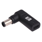 Adaptador Conector USB-C / Tipo-C Fêmea para Plugue Macho 7.4 x 5.0mm em Cotovelo para Portáteis HP, Cotovelo 7.4 x 5.0mm (HP)