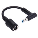 Cabo Adaptador de Energia com Interfaces Macho Curvo 4.5 x 3.0mm para Fêmea 7.4 x 5.0mm para Portátil, Comprimento: 10cm, Macho Curvo 4.5 x 3.0mm (Comprimento: 10cm)