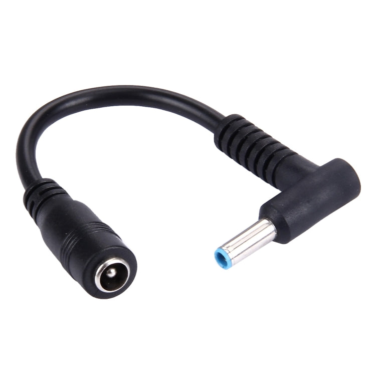 Cabo Adaptador de Energia com Interfaces Macho Curvo 4.5 x 3.0mm para Fêmea 5.5 x 2.1mm para Portátil, Comprimento: 10cm, Macho Curvo 4.5 x 3.0mm