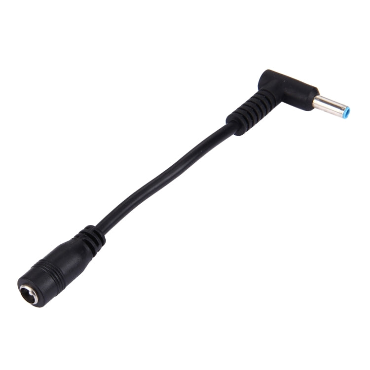 Cabo Adaptador de Energia com Interfaces Macho Curvo 4.5 x 3.0mm para Fêmea 5.5 x 2.1mm para Portátil, Comprimento: 10cm, Macho Curvo 4.5 x 3.0mm
