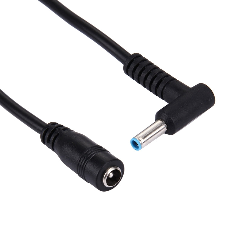 Cabo Adaptador de Energia com Interfaces Macho Curvo 4.5 x 3.0mm para Fêmea 5.5 x 2.1mm para Portátil, Comprimento: 10cm, Macho Curvo 4.5 x 3.0mm