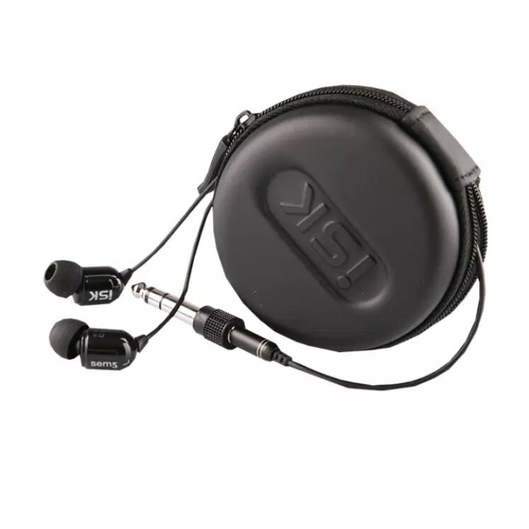 ISK SEM5 Auricular In Ear Estéreo HiFi de 3,5mm para Telemóvel, Computador, Rede e Karaoke