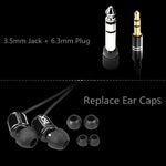 ISK SEM5 Auricular In Ear Estéreo HiFi de 3,5mm para Telemóvel, Computador, Rede e Karaoke