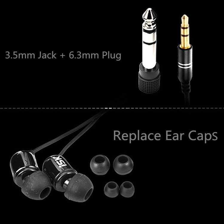 ISK SEM5 Auricular In Ear Estéreo HiFi de 3,5mm para Telemóvel, Computador, Rede e Karaoke
