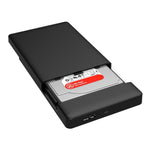 Caixa de Armazenamento para Disco Rígido Externo USB3.0 ORICO 2588US3 para HDD / SSD SATA 2.5 polegadas 9.5mm para Portátil PC