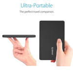 Caixa de Armazenamento para Disco Rígido Externo USB3.0 ORICO 2588US3 para HDD / SSD SATA 2.5 polegadas 9.5mm para Portátil PC