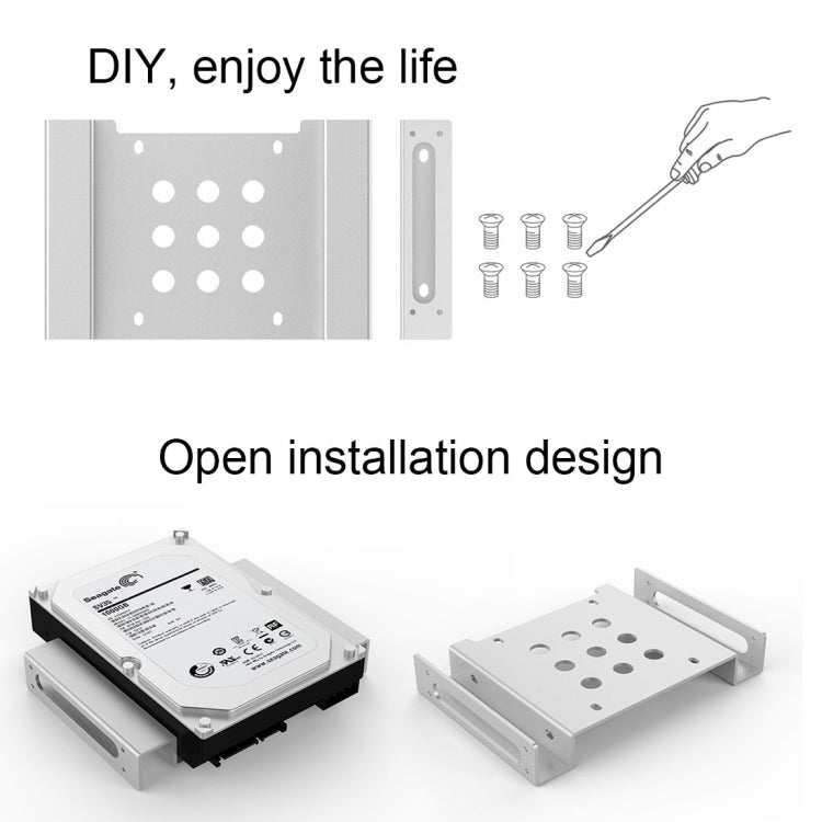 ORICO AC52535-1S Suporte para SSD de 2,5 e 3,5 polegadas em Alumínio para Disco Rígido