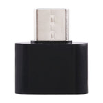Adaptador de Transmissão e Carregamento de Dados OTG de Plástico USB-C / Type-C Macho para USB 2.0 Fêmea