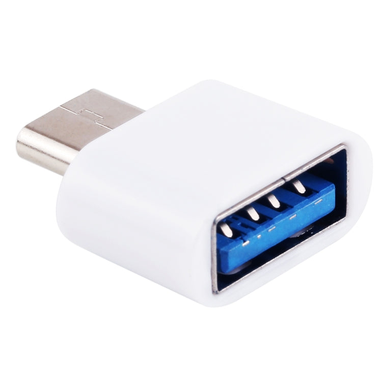 Adaptador de Transmissão e Carregamento de Dados OTG de Plástico USB-C / Type-C Macho para USB 2.0 Fêmea