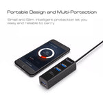 Hub COMBO 2 em 1 USB 3.1 USB-C / Tipo-C para USB 2.0 com 3 Portas + Leitor de Cartão TF, 3 Portas USB + Cartão TF