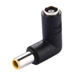 Adaptador de Energia Conector DC 4506 Macho para DC 7406 Fêmea para Portátil HP, Cotovelo de 90 Graus, DC7909 Macho para Fêmea