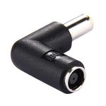 Adaptador de Energia Conector DC 4506 Macho para DC 7406 Fêmea para Portátil HP, Cotovelo de 90 Graus, DC7909 Macho para Fêmea