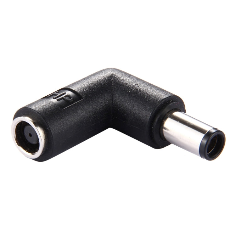 Adaptador de energia conector DC 4506 macho para DC 7406 fêmea para portátil HP, ângulo recto de 90 graus, DC 7406 macho para fêmea