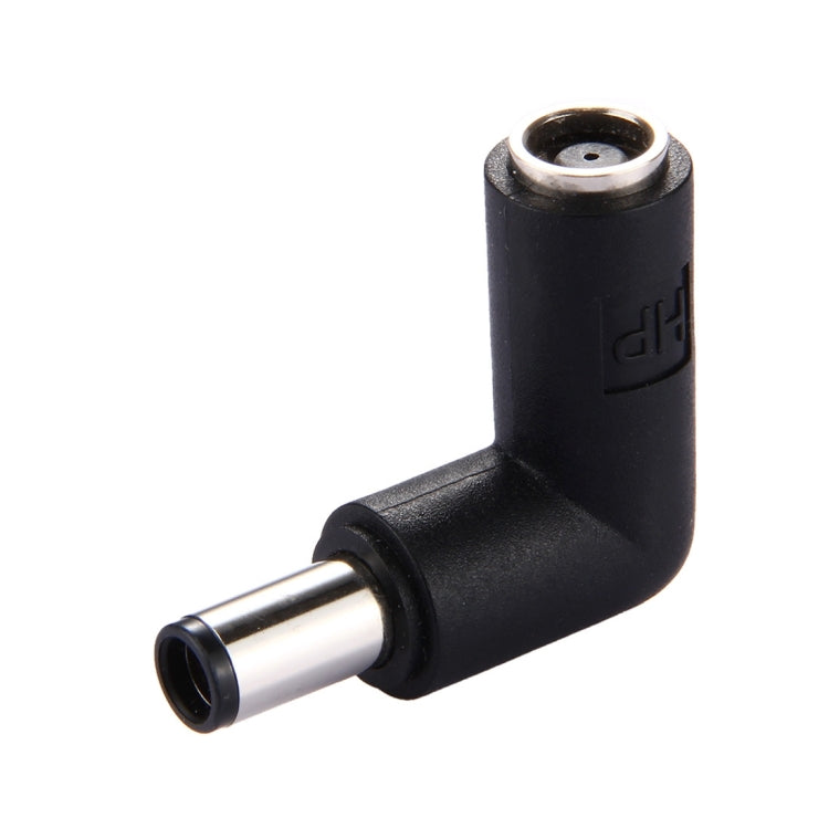 Adaptador de energia conector DC 4506 macho para DC 7406 fêmea para portátil HP, ângulo recto de 90 graus, DC 7406 macho para fêmea