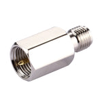Adaptador Conector FME Macho para SMA Fêmea, F Macho para SMA Fêmea