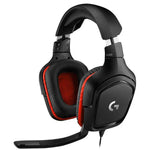 Logitech G331 Auscultadores Dobráveis para Jogos com Som Surround Dolby 7.1 Estéreo e Redução de Ruído, G331
