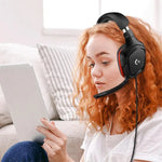Logitech G331 Auscultadores Dobráveis para Jogos com Som Surround Dolby 7.1 Estéreo e Redução de Ruído, G331