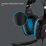 Logitech G431 Auscultadores Dobráveis para Jogos com Som Surround Dolby 7.1 Estéreo e Redução de Ruído, G431