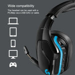 Logitech G933S Auscultadores para Jogos Sem Fios e Com Fios Modo Duplo com Som Estéreo Dolby 7.1 e Redução de Ruído, G933S