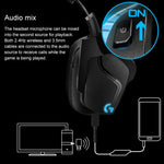Logitech G933S Auscultadores para Jogos Sem Fios e Com Fios Modo Duplo com Som Estéreo Dolby 7.1 e Redução de Ruído, G933S