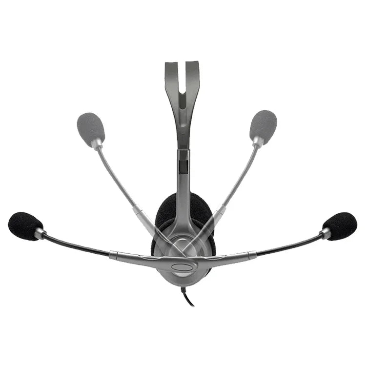 Auscultadores Estéreo Logitech H110 com Duplos Plugues de 3,5mm, H110