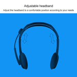 Auscultadores Estéreo Logitech H110 com Duplos Plugues de 3,5mm, H110