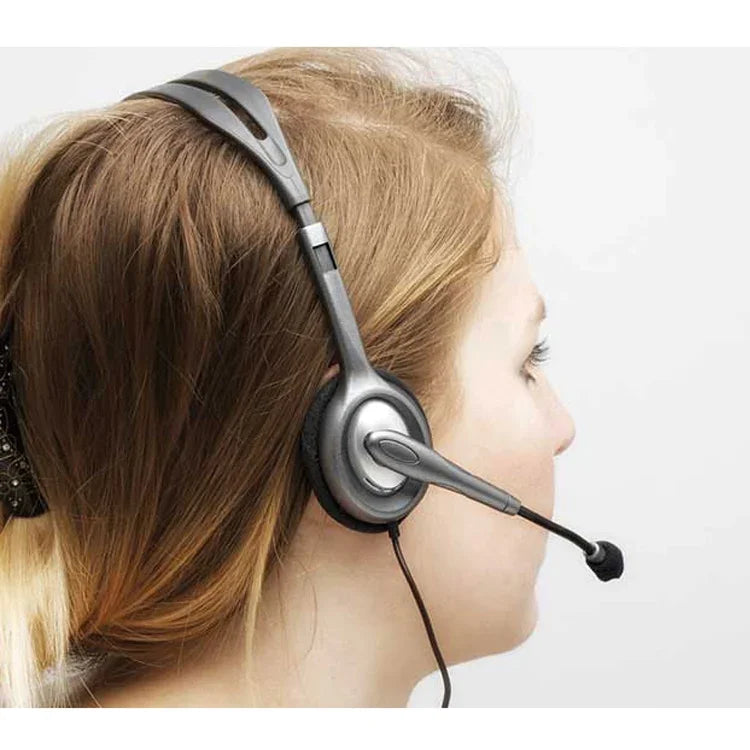Auscultadores Estéreo Logitech H110 com Duplos Plugues de 3,5mm, H110