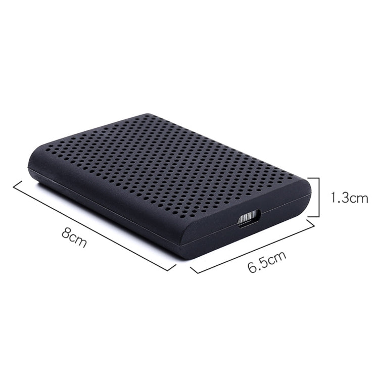 PT500 Capa Protetora de Silicone Resistente a Riscos para Disco Rígido Portátil Samsung SSD T5, com Ventilação, Vermelho, Branco, Preto, Azul