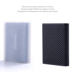 PT500 Capa Protetora de Silicone Resistente a Riscos para Disco Rígido Portátil Samsung SSD T5, com Ventilação, Vermelho, Branco, Preto, Azul