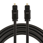 EMK Cabo de Áudio Óptico Digital Toslink Macho para Macho, 2m OD4.0mm