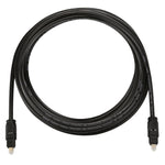EMK Cabo de Áudio Óptico Digital Toslink Macho para Macho, 2m OD4.0mm