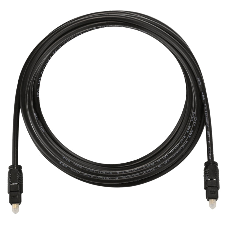EMK Cabo de Áudio Óptico Digital Toslink Macho para Macho, 2m OD4.0mm