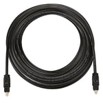 Cabo de Áudio Óptico Digital Toslink Macho para Macho EMK 5m OD4.0mm, Comprimento: 5m