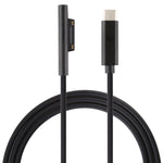 Cabo de Carregamento de Energia para Portátil USB-C / Tipo-C para Macho Magnético de 6 Pinos para Microsoft Surface Pro 7 / 6 / 5, Comprimento do Cabo: cerca de 1,5m, para Microsoft Surface Pro 7 / 6 / 5