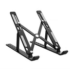 Suporte elevador dobrável para portátil em liga de alumínio, dissipador de calor portátil para computador, tamanho: 24x16.5x5.5cm