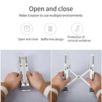 Suporte elevador dobrável para portátil em liga de alumínio, dissipador de calor portátil para computador, tamanho: 24x16.5x5.5cm