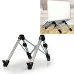 Suporte Extensor de Altura para Portátil em Liga de Alumínio Dobrável, Suporte de Dissipação de Calor para Computador Portátil, Tamanho: 24.5x3.3x2.8cm