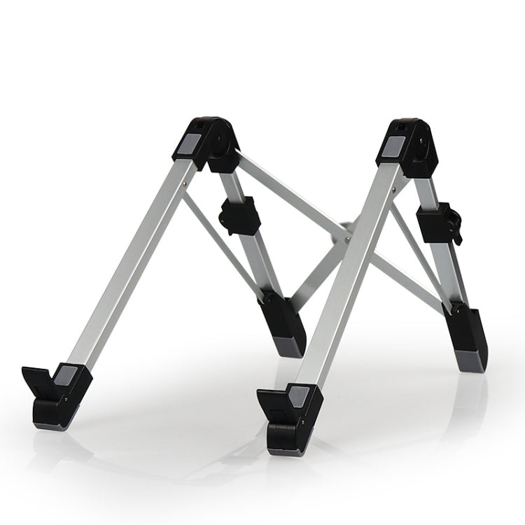 Suporte Extensor de Altura para Portátil em Liga de Alumínio Dobrável, Suporte de Dissipação de Calor para Computador Portátil, Tamanho: 24.5x3.3x2.8cm