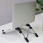 Suporte Extensor de Altura para Portátil em Liga de Alumínio Dobrável, Suporte de Dissipação de Calor para Computador Portátil, Tamanho: 24.5x3.3x2.8cm