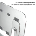 Suporte Extensor de Altura para Portátil Dobrável, Suporte de Dissipação de Calor para Computador Portátil, Tamanho: 22.3x23.5x1.3cm