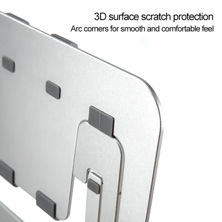 Suporte Extensor de Altura para Portátil Dobrável, Suporte de Dissipação de Calor para Computador Portátil, Tamanho: 22.3x23.5x1.3cm