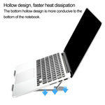 Suporte Extensor de Altura para Portátil Dobrável, Suporte de Dissipação de Calor para Computador Portátil, Tamanho: 22.3x23.5x1.3cm