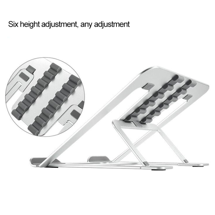 Suporte Extensor de Altura para Portátil Dobrável, Suporte de Dissipação de Calor para Computador Portátil, Tamanho: 22.3x23.5x1.3cm