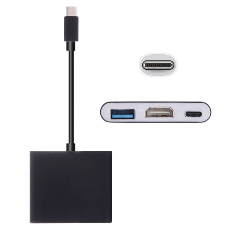 Adaptador USB-C / Tipo-C 3.1 Macho para USB-C / Tipo-C 3.1 Fêmea & HDMI Fêmea & USB 3.0 Fêmea, Tipo-C+USB+HDMI (J), Tipo-C+USB+HDMI (G), Tipo-C+USB+HDMI (B), Tipo-C+USB+HDMI (S)