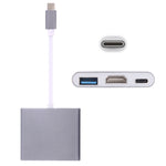 Adaptador USB-C / Tipo-C 3.1 Macho para USB-C / Tipo-C 3.1 Fêmea & HDMI Fêmea & USB 3.0 Fêmea, Tipo-C+USB+HDMI (J), Tipo-C+USB+HDMI (G), Tipo-C+USB+HDMI (B), Tipo-C+USB+HDMI (S)
