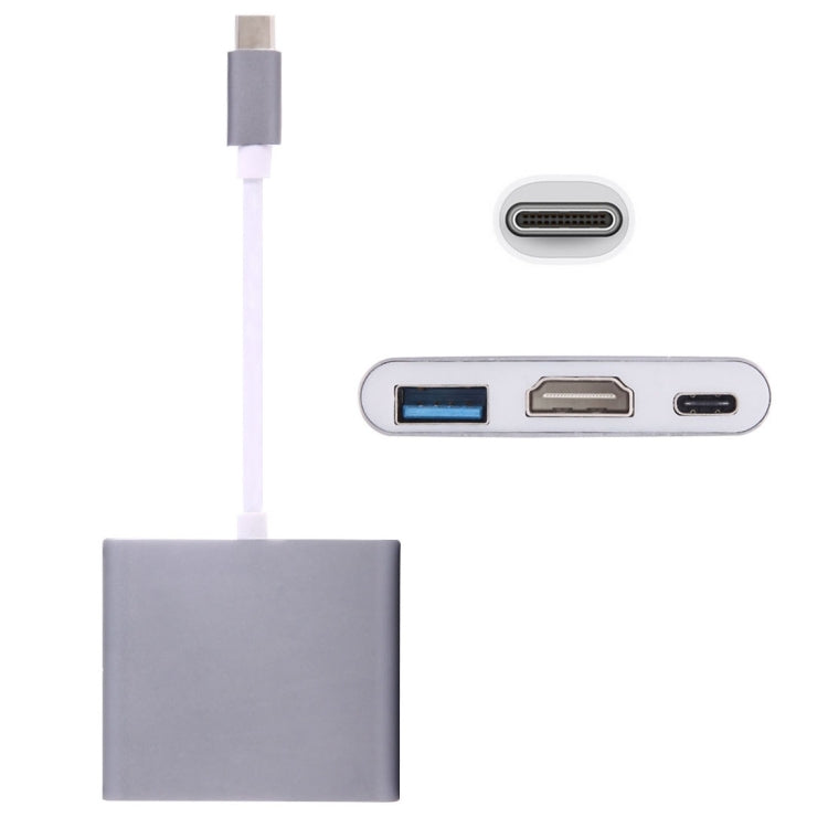 Adaptador USB-C / Tipo-C 3.1 Macho para USB-C / Tipo-C 3.1 Fêmea & HDMI Fêmea & USB 3.0 Fêmea, Tipo-C+USB+HDMI (J), Tipo-C+USB+HDMI (G), Tipo-C+USB+HDMI (B), Tipo-C+USB+HDMI (S)