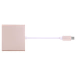 Adaptador USB-C / Tipo-C 3.1 Macho para USB-C / Tipo-C 3.1 Fêmea & HDMI Fêmea & USB 3.0 Fêmea, Tipo-C+USB+HDMI (J), Tipo-C+USB+HDMI (G), Tipo-C+USB+HDMI (B), Tipo-C+USB+HDMI (S)