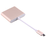 Adaptador USB-C / Tipo-C 3.1 Macho para USB-C / Tipo-C 3.1 Fêmea & HDMI Fêmea & USB 3.0 Fêmea, Tipo-C+USB+HDMI (J), Tipo-C+USB+HDMI (G), Tipo-C+USB+HDMI (B), Tipo-C+USB+HDMI (S)