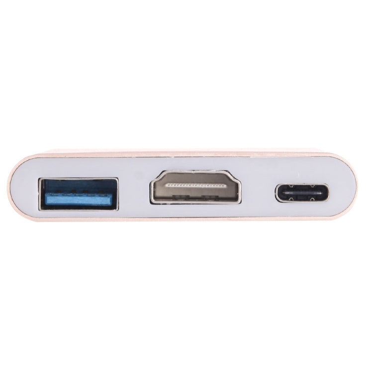 Adaptador USB-C / Tipo-C 3.1 Macho para USB-C / Tipo-C 3.1 Fêmea & HDMI Fêmea & USB 3.0 Fêmea, Tipo-C+USB+HDMI (J), Tipo-C+USB+HDMI (G), Tipo-C+USB+HDMI (B), Tipo-C+USB+HDMI (S)